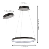 Mary Modern Contemporary Iron Integrated LED Pendant