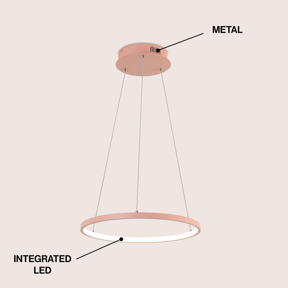 Mary Modern Contemporary Iron Integrated LED Pendant