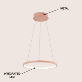 Mary Modern Contemporary Iron Integrated LED Pendant