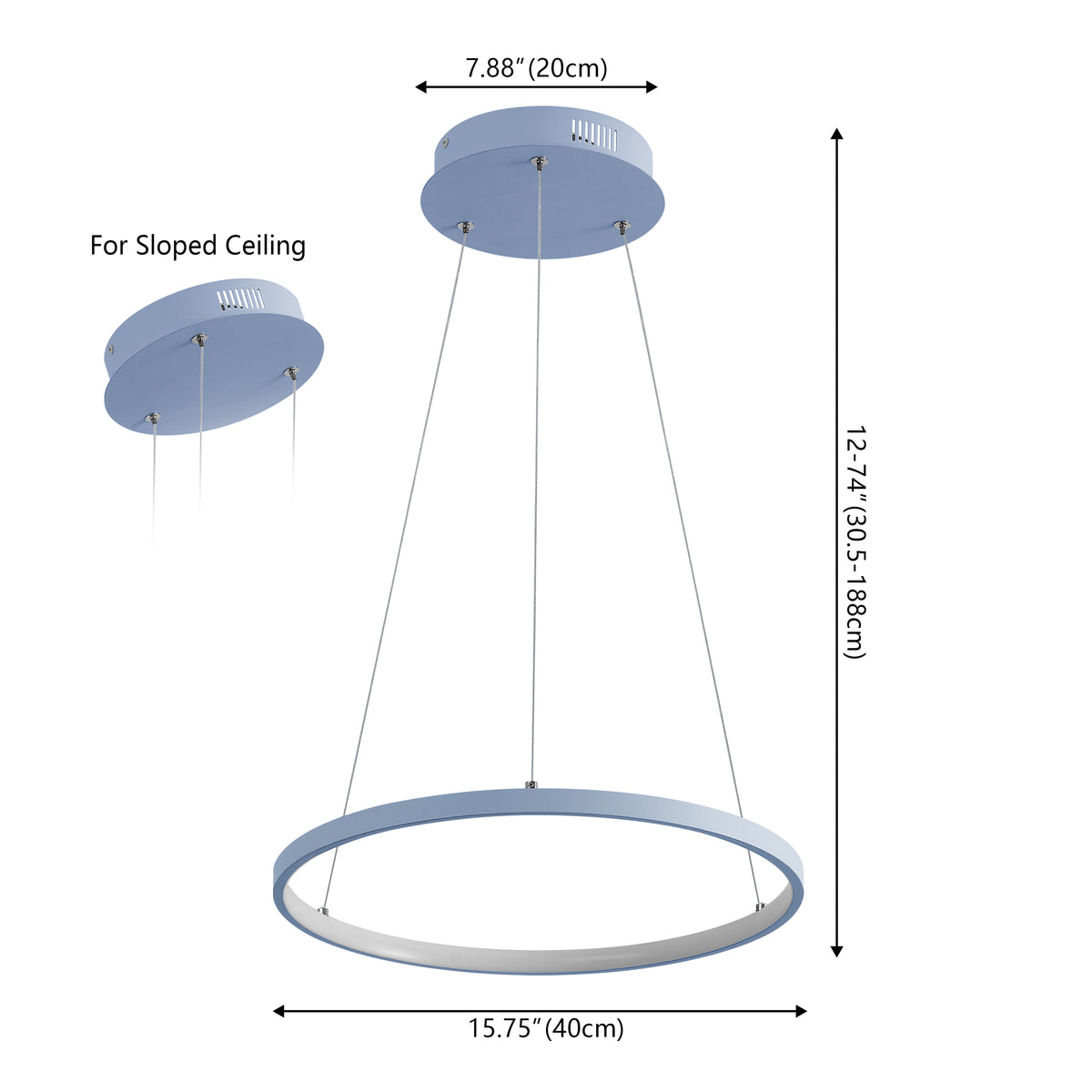Mary Modern Contemporary Iron Integrated LED Pendant