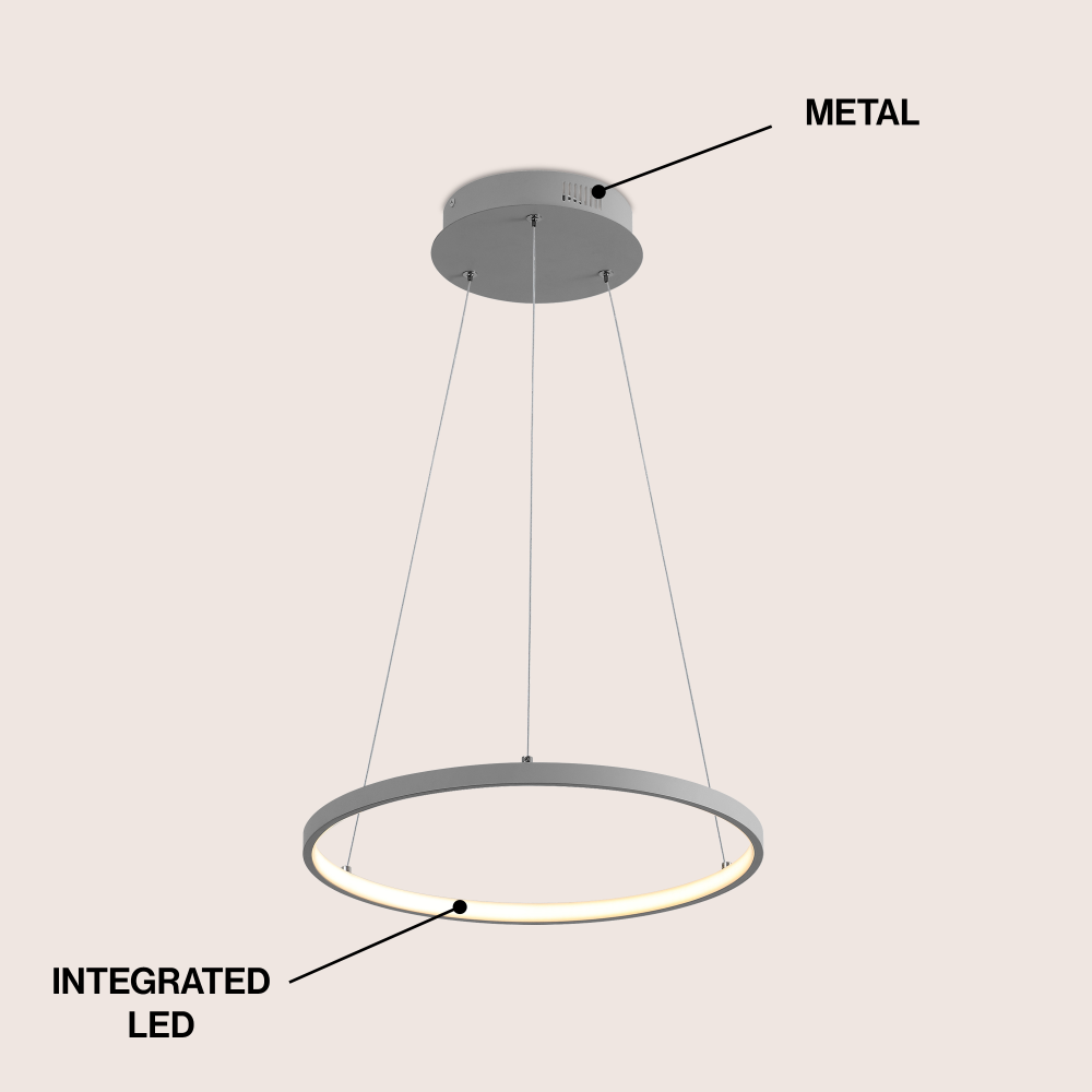 Mary Modern Contemporary Iron Integrated LED Pendant