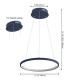 Mary Modern Contemporary Iron Integrated LED Pendant