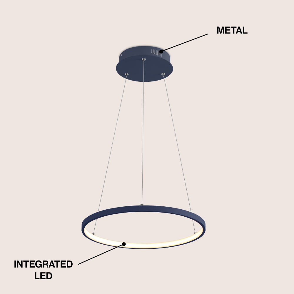 Mary Modern Contemporary Iron Integrated LED Pendant