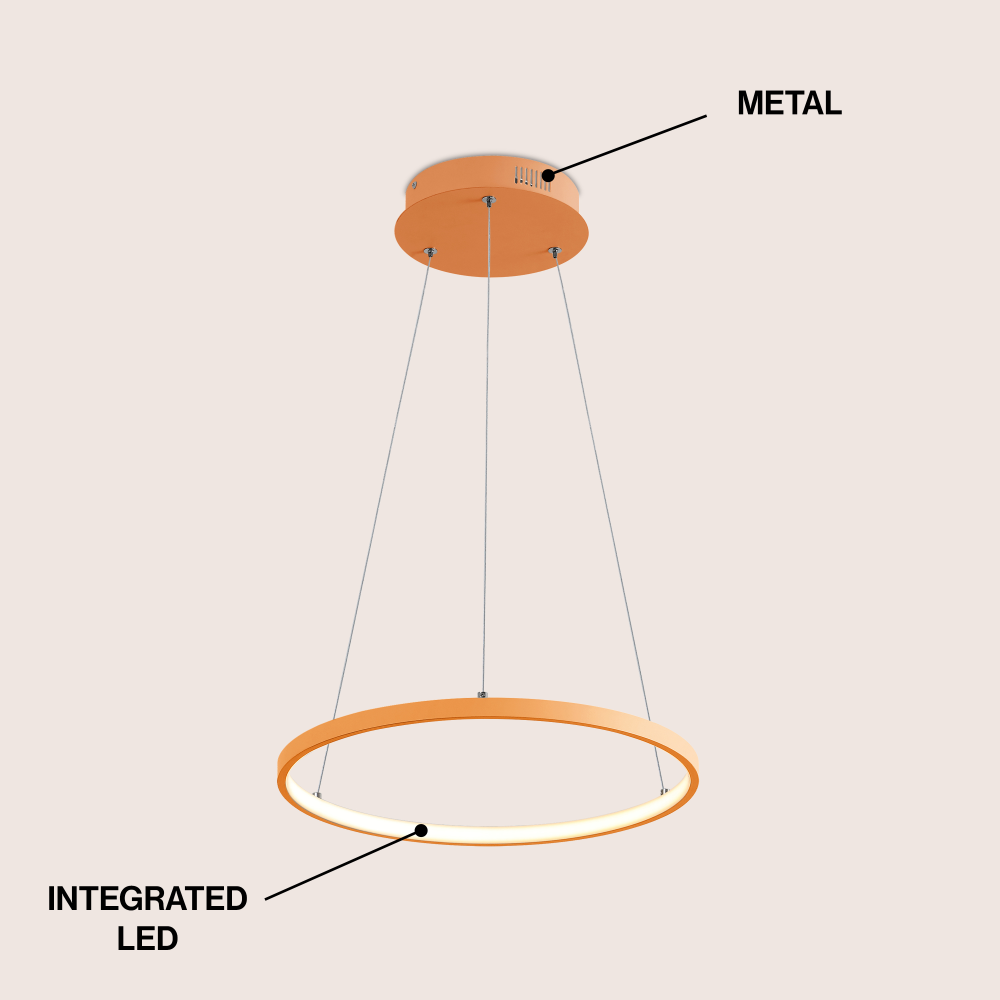 Mary Modern Contemporary Iron Integrated LED Pendant