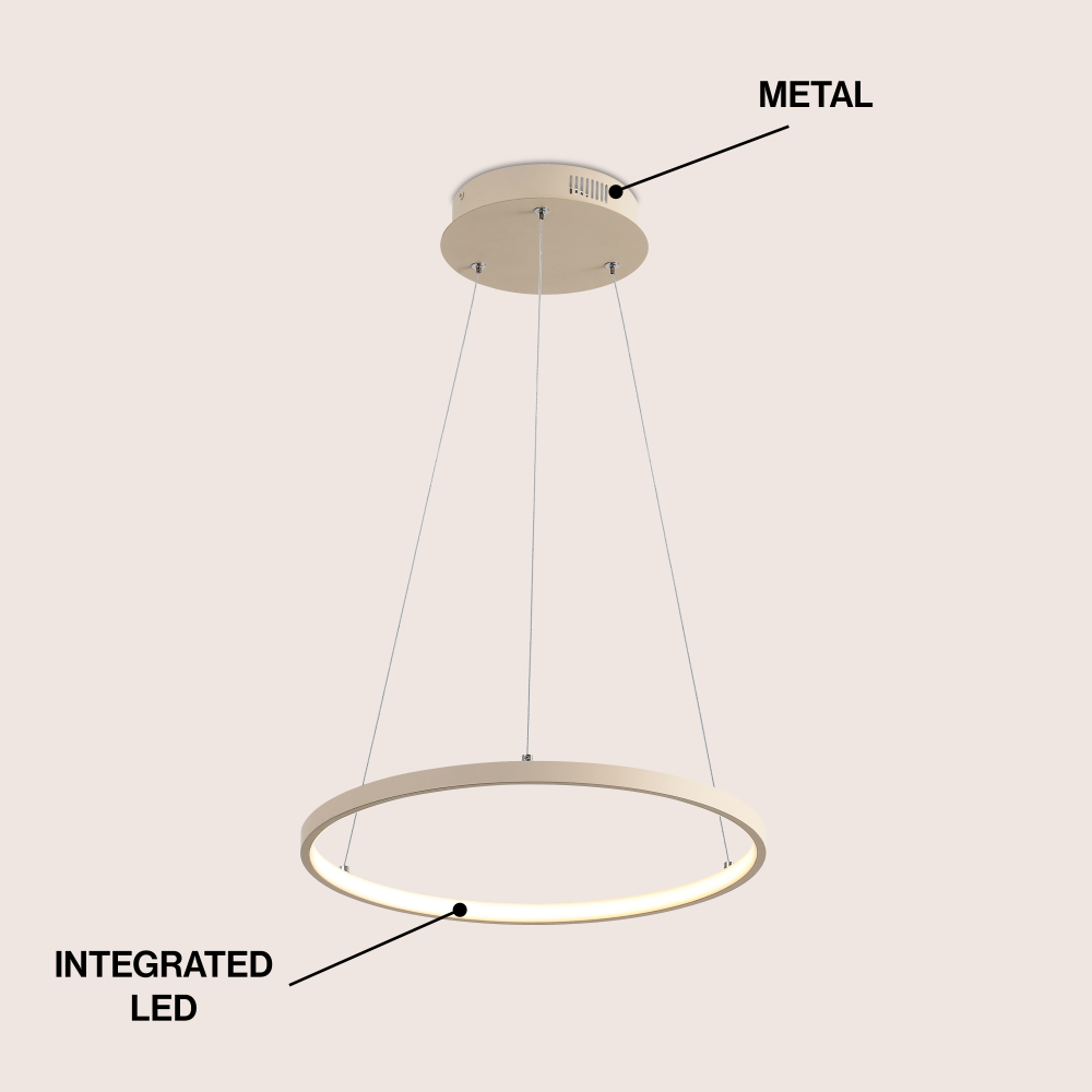 Mary Modern Contemporary Iron Integrated LED Pendant