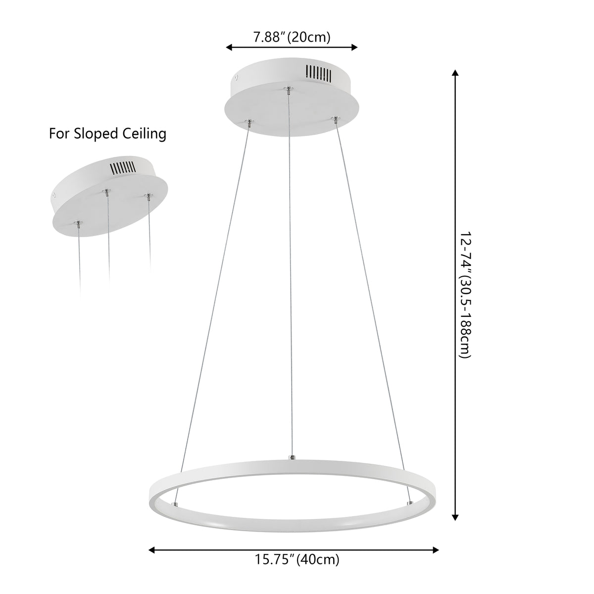 Mary Modern Contemporary Iron Integrated LED Pendant