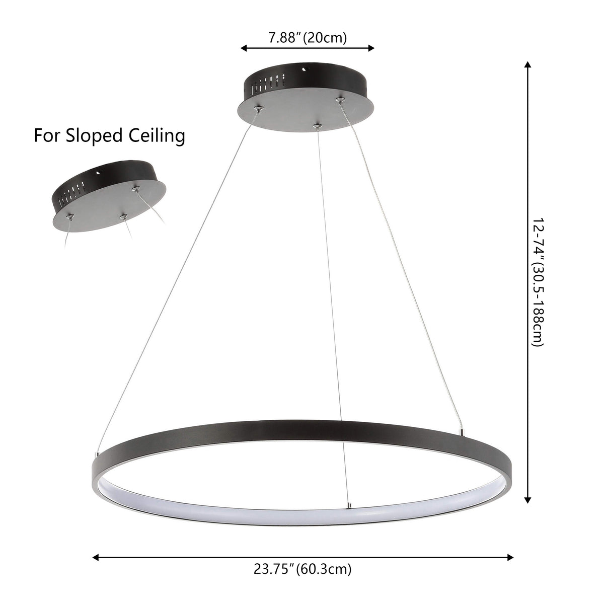 Mary Modern Contemporary Iron Integrated LED Pendant