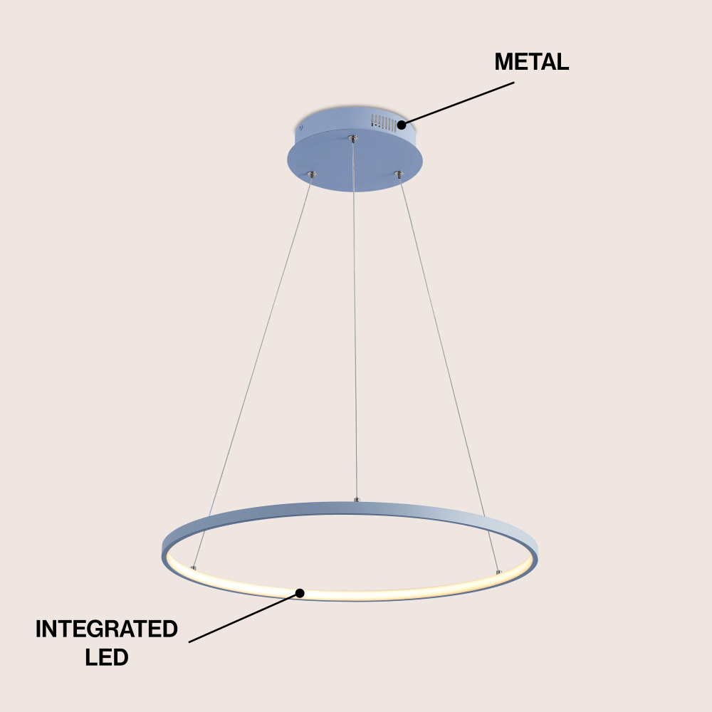 Mary Modern Contemporary Iron Integrated LED Pendant