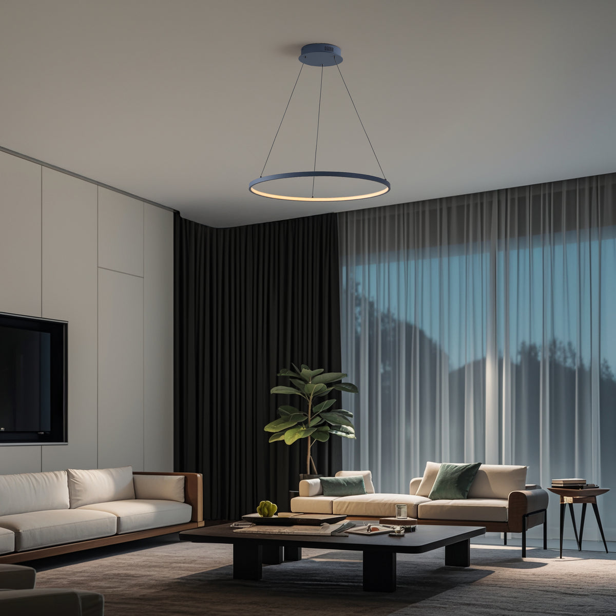 Mary Modern Contemporary Iron Integrated LED Pendant