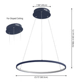 Mary Modern Contemporary Iron Integrated LED Pendant