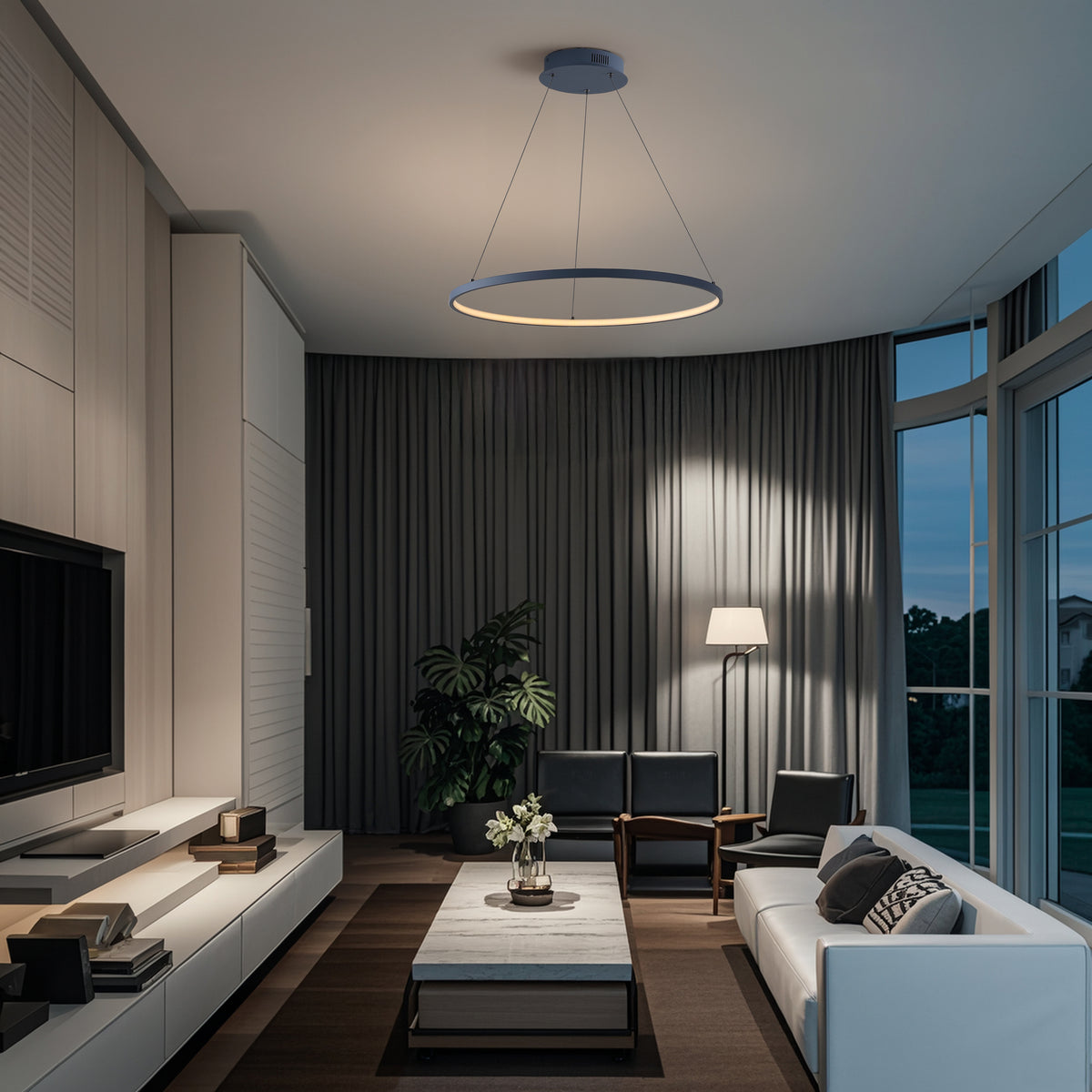 Mary Modern Contemporary Iron Integrated LED Pendant