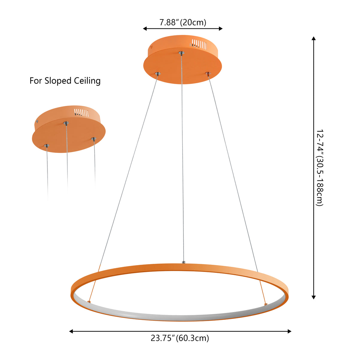 Mary Modern Contemporary Iron Integrated LED Pendant