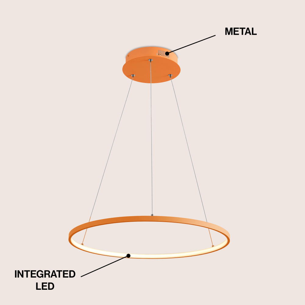 Mary Modern Contemporary Iron Integrated LED Pendant