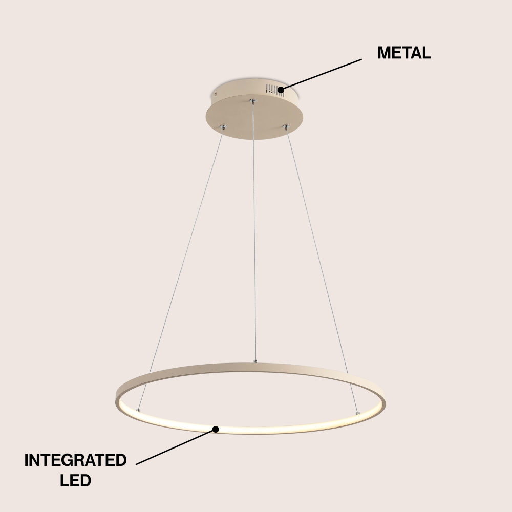 Mary Modern Contemporary Iron Integrated LED Pendant