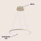 Mary Modern Contemporary Iron Integrated LED Pendant
