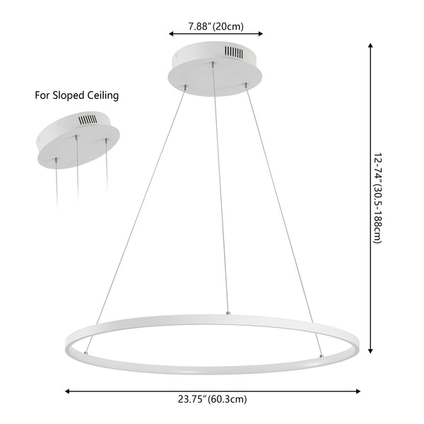 Dimension Image Matte White / 23.75''