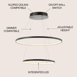 Mary Modern Contemporary Iron Integrated LED Pendant