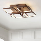 Ebro 17.5" Integrated LED Metal Flush Mount Ceiling Light