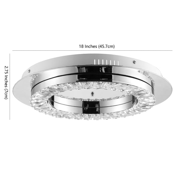 Dimension Image Chrome/Clear / 18''