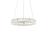 Scabiosa 15.7" Adjustable Integrated LED Metal/Crystal Pendant