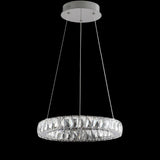 Scabiosa 15.7" Adjustable Integrated LED Metal/Crystal Pendant