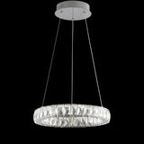 Scabiosa 15.7" Adjustable Integrated LED Metal/Crystal Pendant