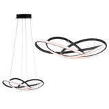 Angel 25" Abstract Integrated LED Metal Adjustable Pendant