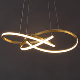 Angel 25" Abstract Integrated LED Metal Adjustable Pendant