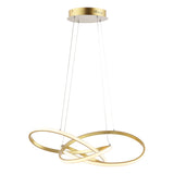 Angel 25" Abstract Integrated LED Metal Adjustable Pendant