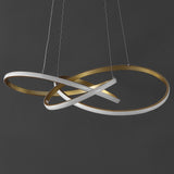 Angel 25" Abstract Integrated LED Metal Adjustable Pendant
