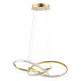 Angel 25" Abstract Integrated LED Metal Adjustable Pendant