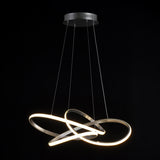Angel 25" Abstract Integrated LED Metal Adjustable Pendant