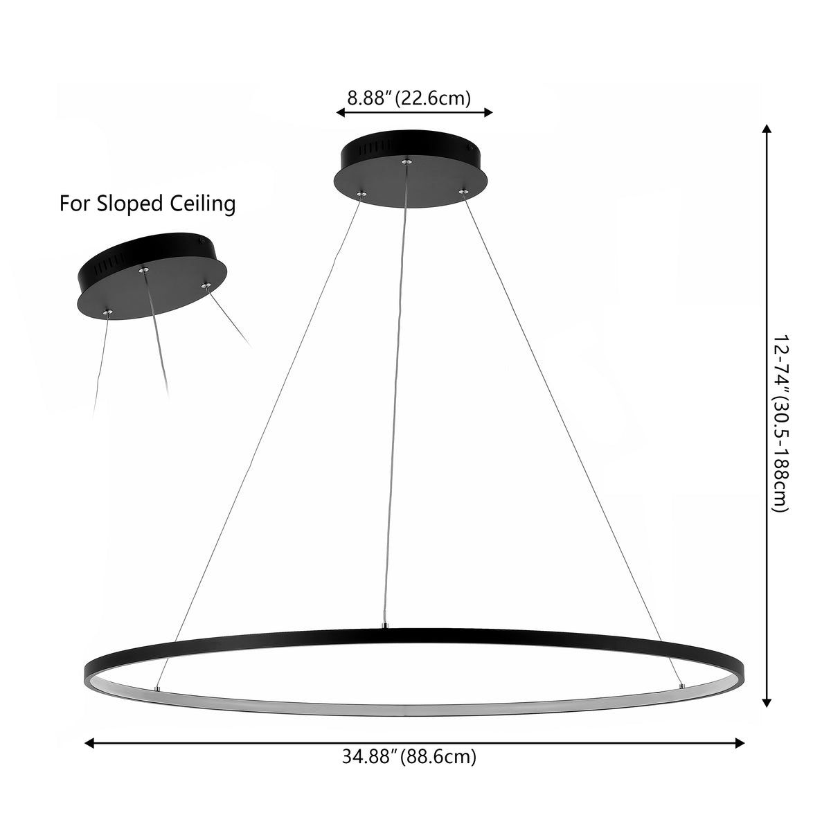 Mary Modern Contemporary Iron Integrated LED Pendant