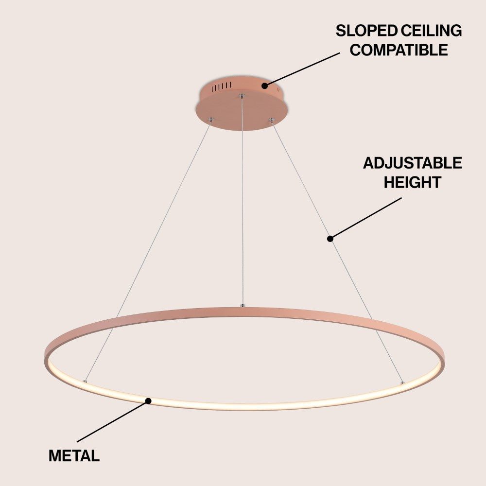Mary Modern Contemporary Iron Integrated LED Pendant