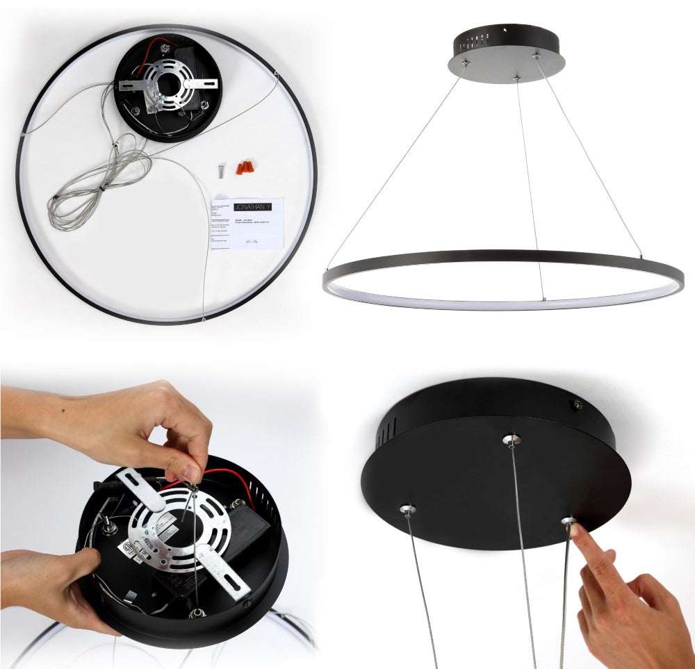 Mary Modern Contemporary Iron Integrated LED Pendant