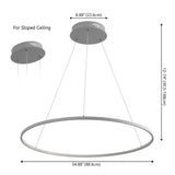Mary Modern Contemporary Iron Integrated LED Pendant