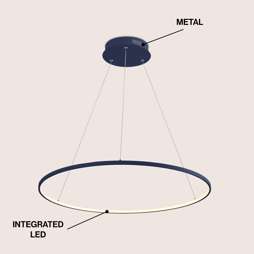 Mary Modern Contemporary Iron Integrated LED Pendant