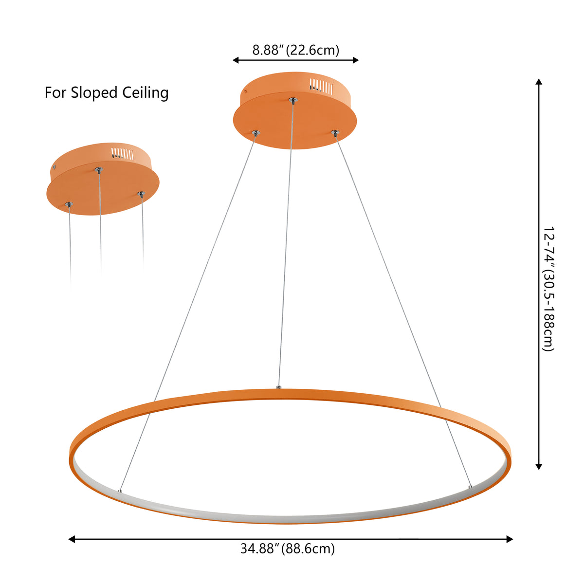 Mary Modern Contemporary Iron Integrated LED Pendant