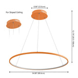 Mary Modern Contemporary Iron Integrated LED Pendant