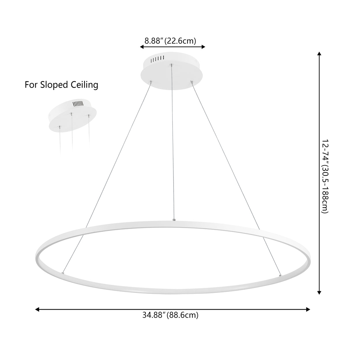 Mary Modern Contemporary Iron Integrated LED Pendant