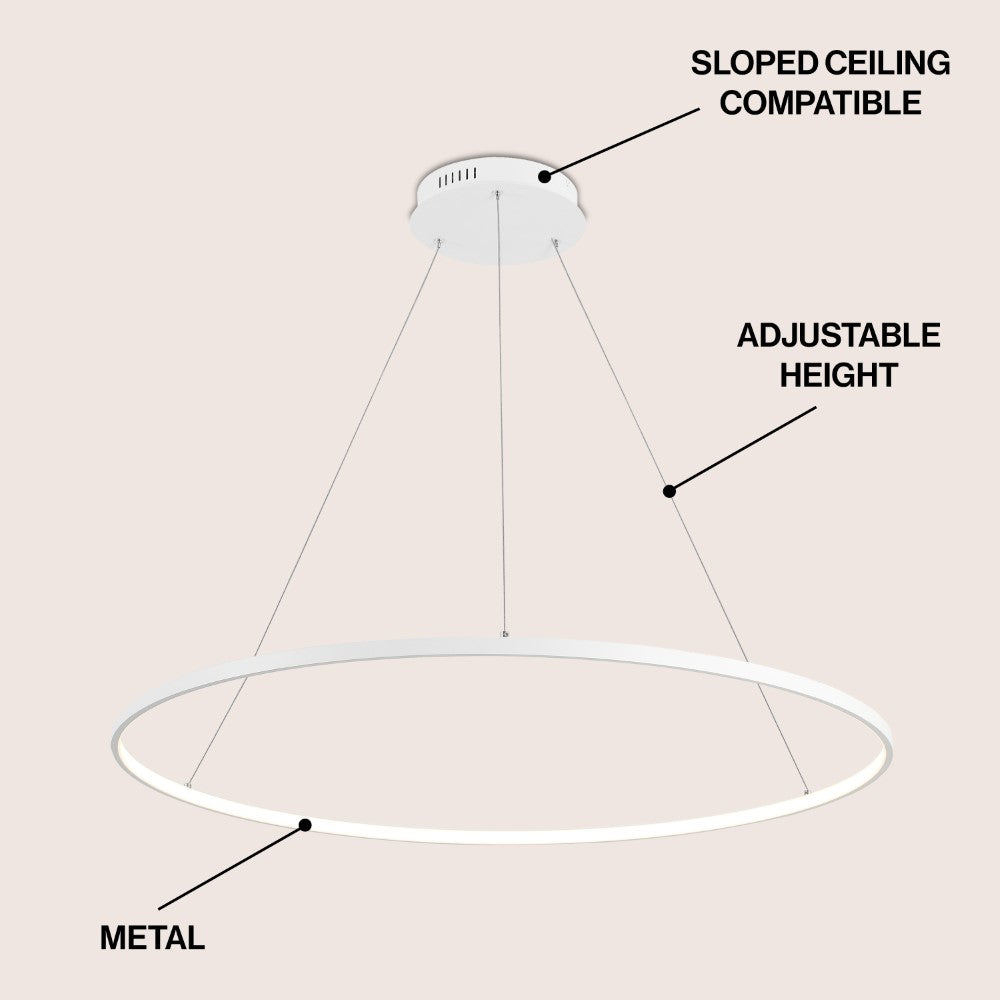Mary Modern Contemporary Iron Integrated LED Pendant