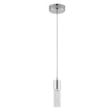 Hubbard 4.75" Bubble Acrylic/Iron Modern Minimalist Integrated LED Pendant