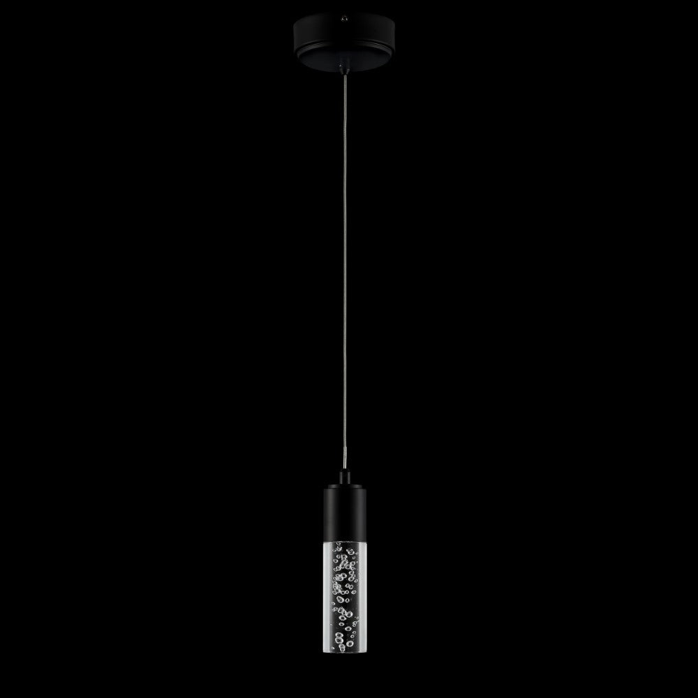 Hubbard 4.75" Bubble Acrylic/Iron Modern Minimalist Integrated LED Pendant