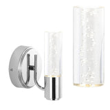 Jackson Minimalist Modern Bubble Acrylic/Iron Integrated LED Vanity Light