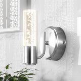 Jackson Minimalist Modern Bubble Acrylic/Iron Integrated LED Vanity Light
