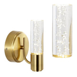 Jackson Minimalist Modern Bubble Acrylic/Iron Integrated LED Vanity Light