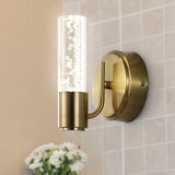 Jackson Minimalist Modern Bubble Acrylic/Iron Integrated LED Vanity Light
