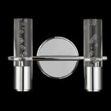 Jackson Minimalist Modern Bubble Acrylic/Iron Integrated LED Vanity Light