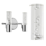 Jackson Minimalist Modern Bubble Acrylic/Iron Integrated LED Vanity Light