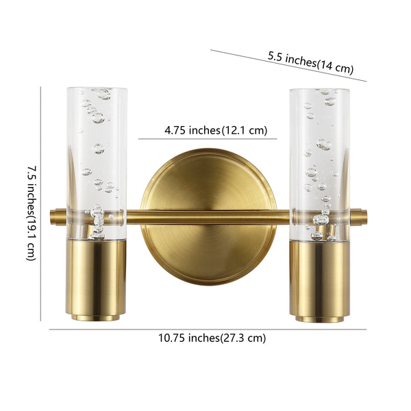 Dimension Image Brass Gold / 2 Light